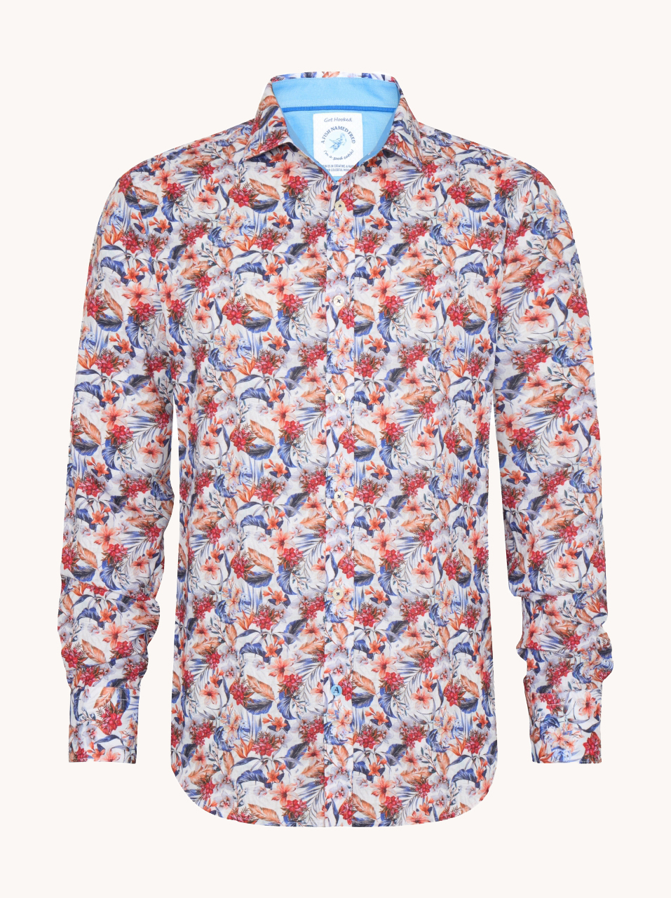 A Fish Named Fred Shirt floral 31.015 076