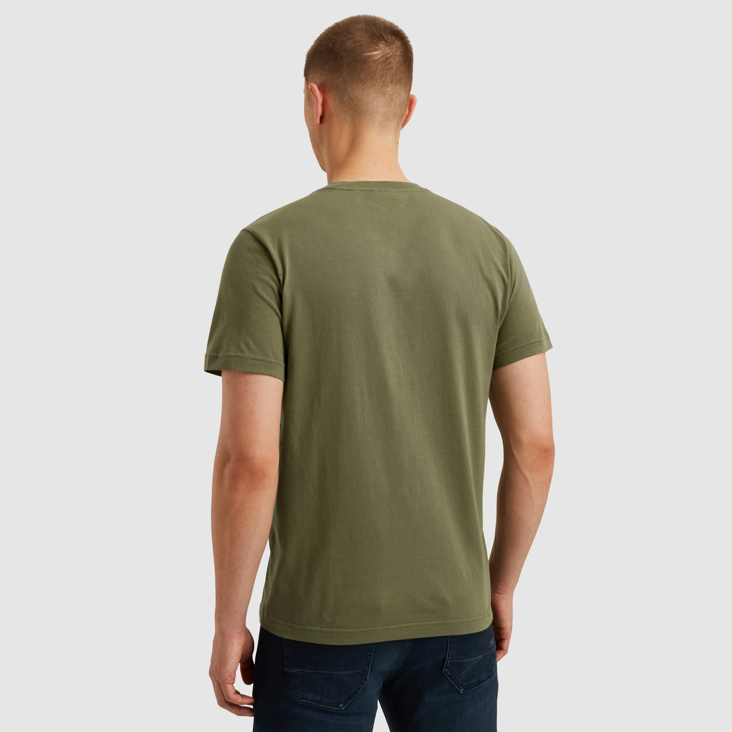 PME Legend T-shirt Single Jersey Play Diepgroen