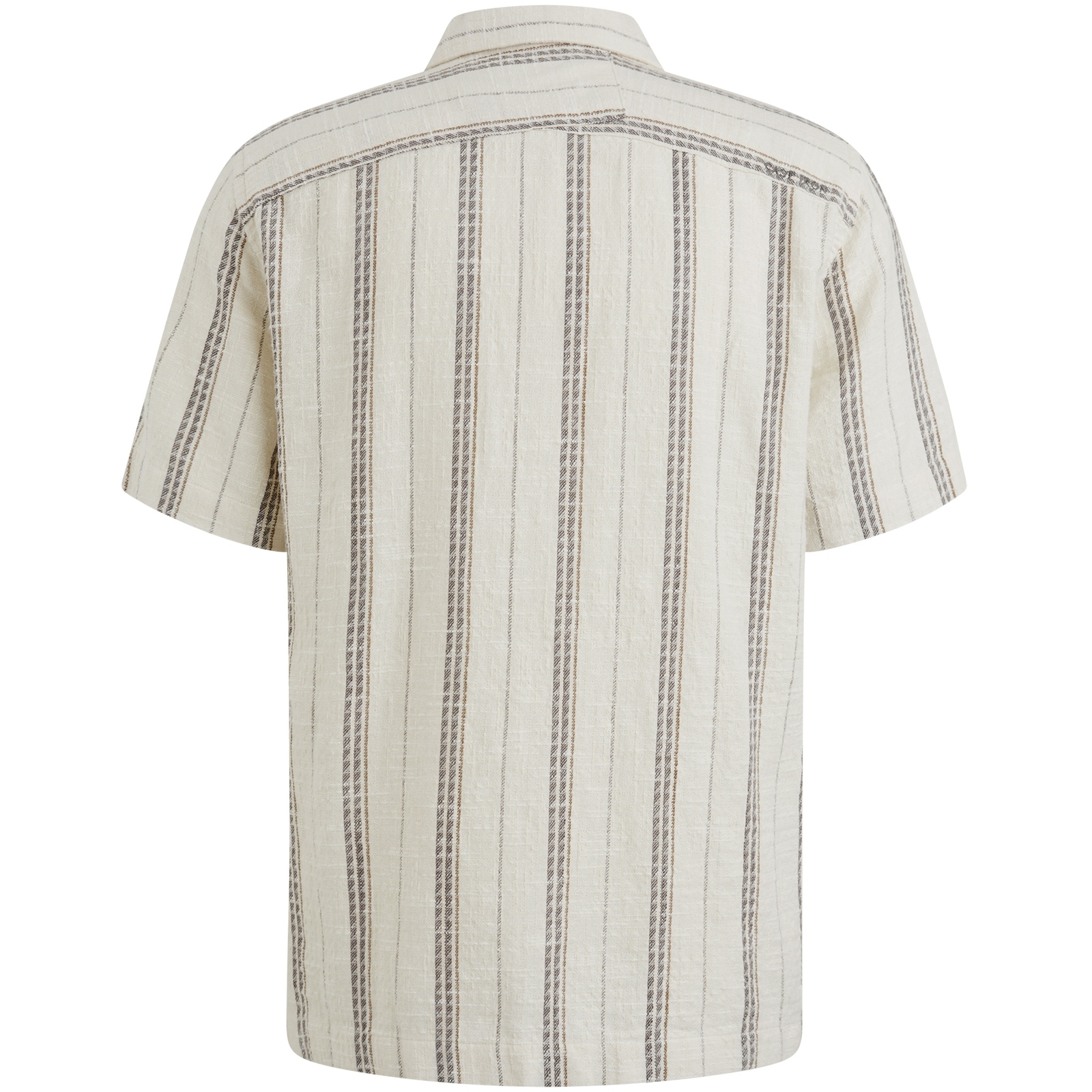 Cast Iron Overhemd Stripe Fancy Open Snow White
