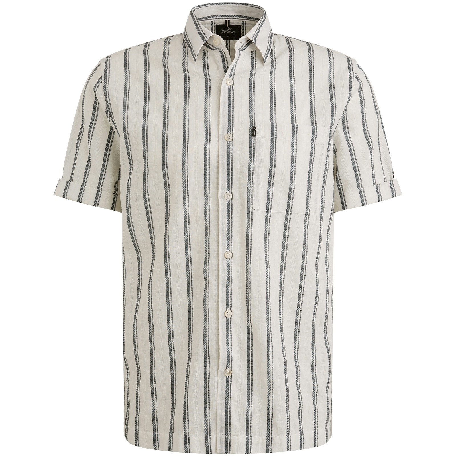 Vanguard Overhemd Structure Stripe Cloud Dancer