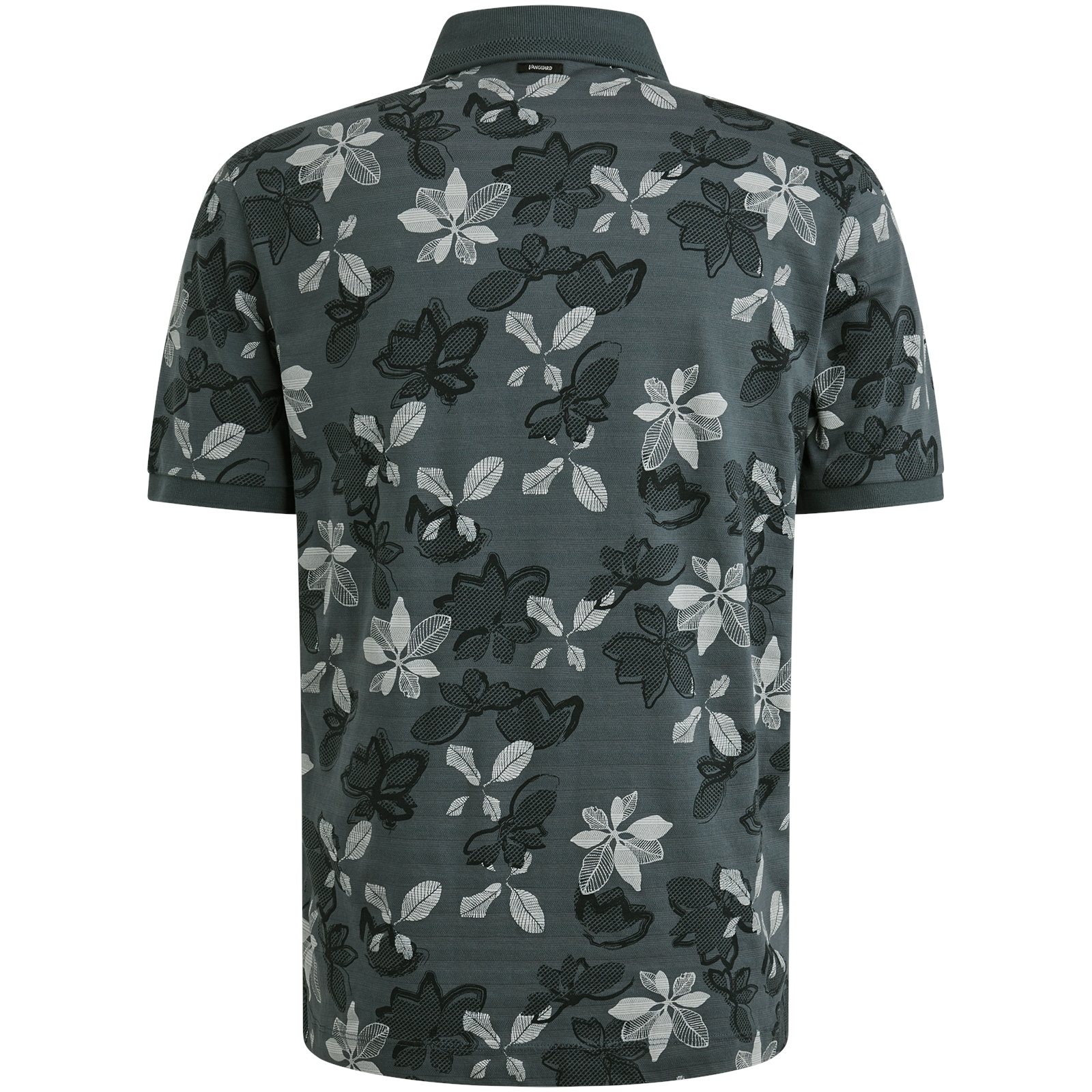 Vanguard Polo Jersey Structure Donkergrijs