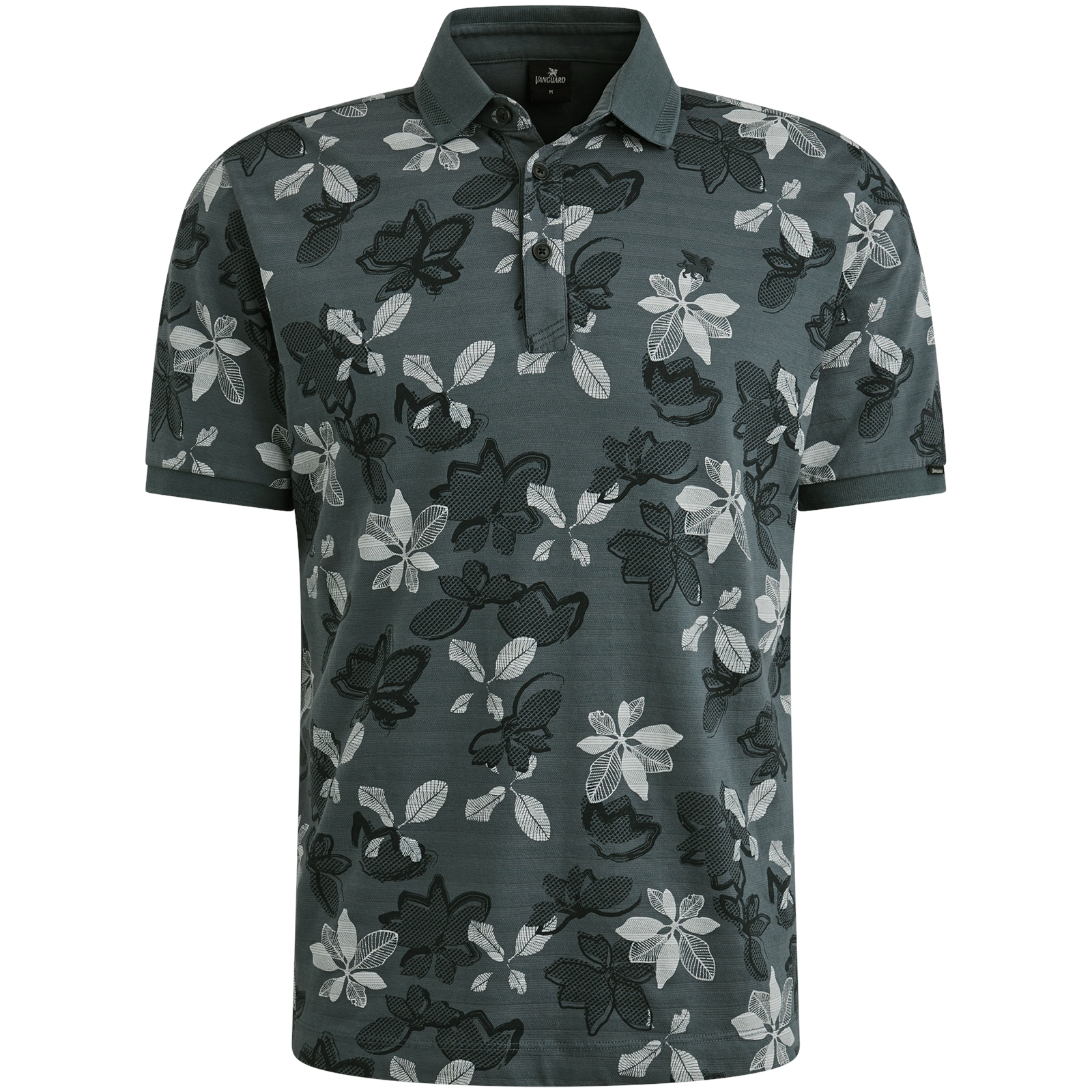 Vanguard Polo Jersey Structure Donkergrijs