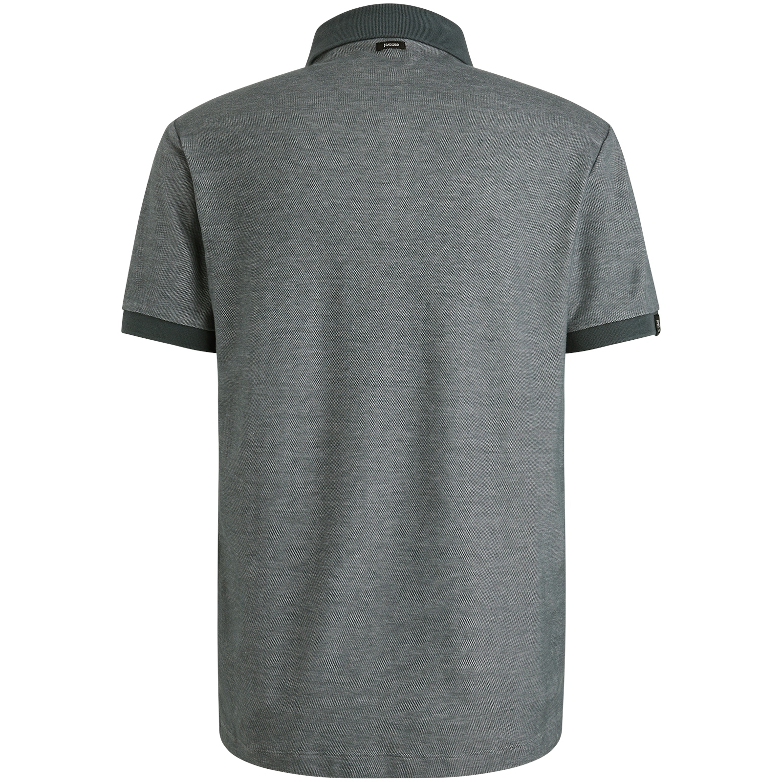 Vanguard Polo Piqué 2-Tone Honeycomb Donkergrijs
