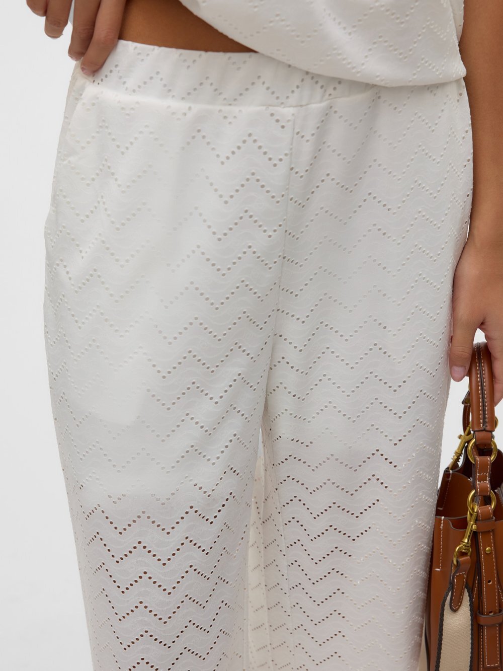 Vero Moda VMTHAS Broek Snow White