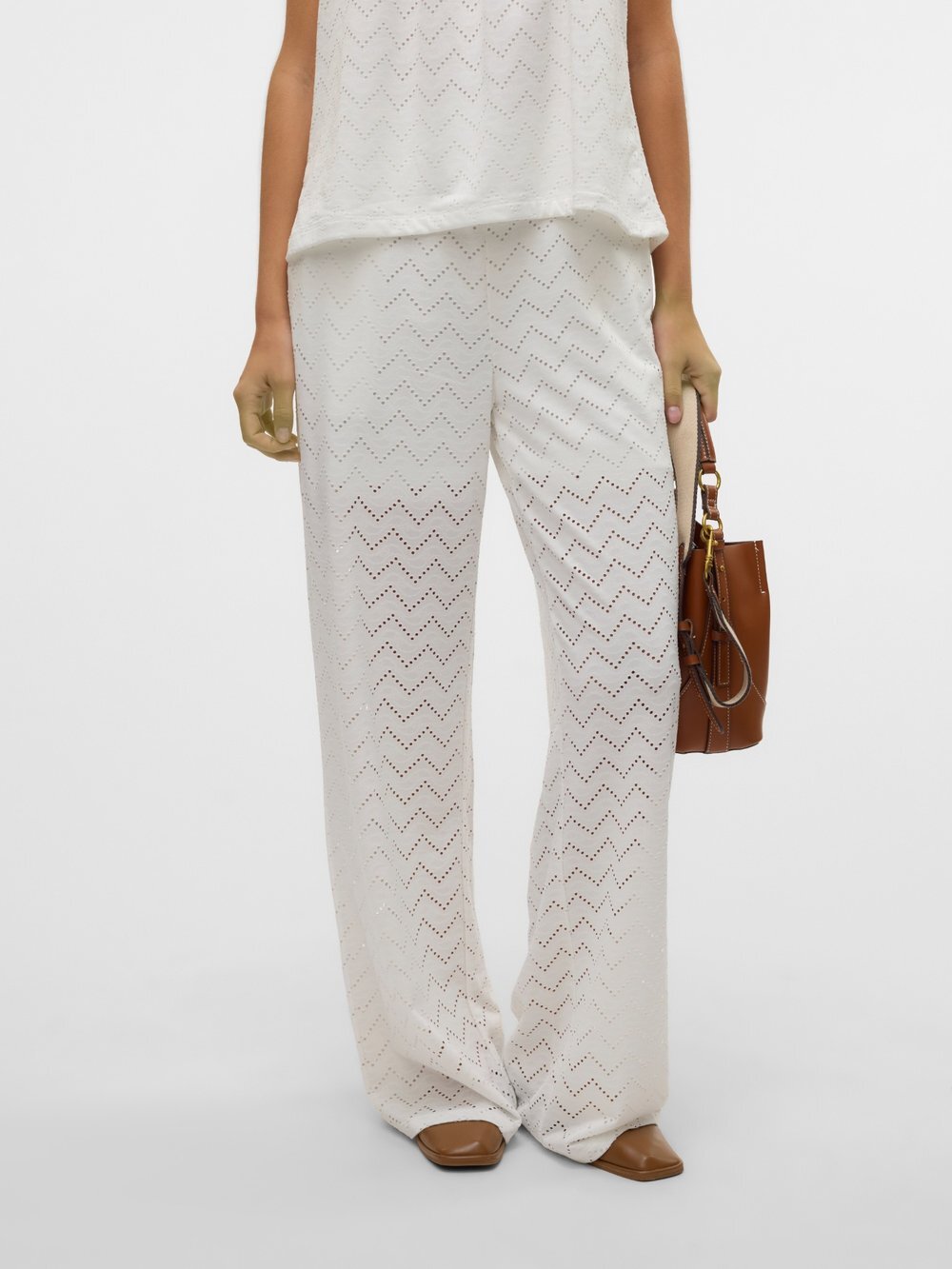Vero Moda VMTHAS Broek Snow White