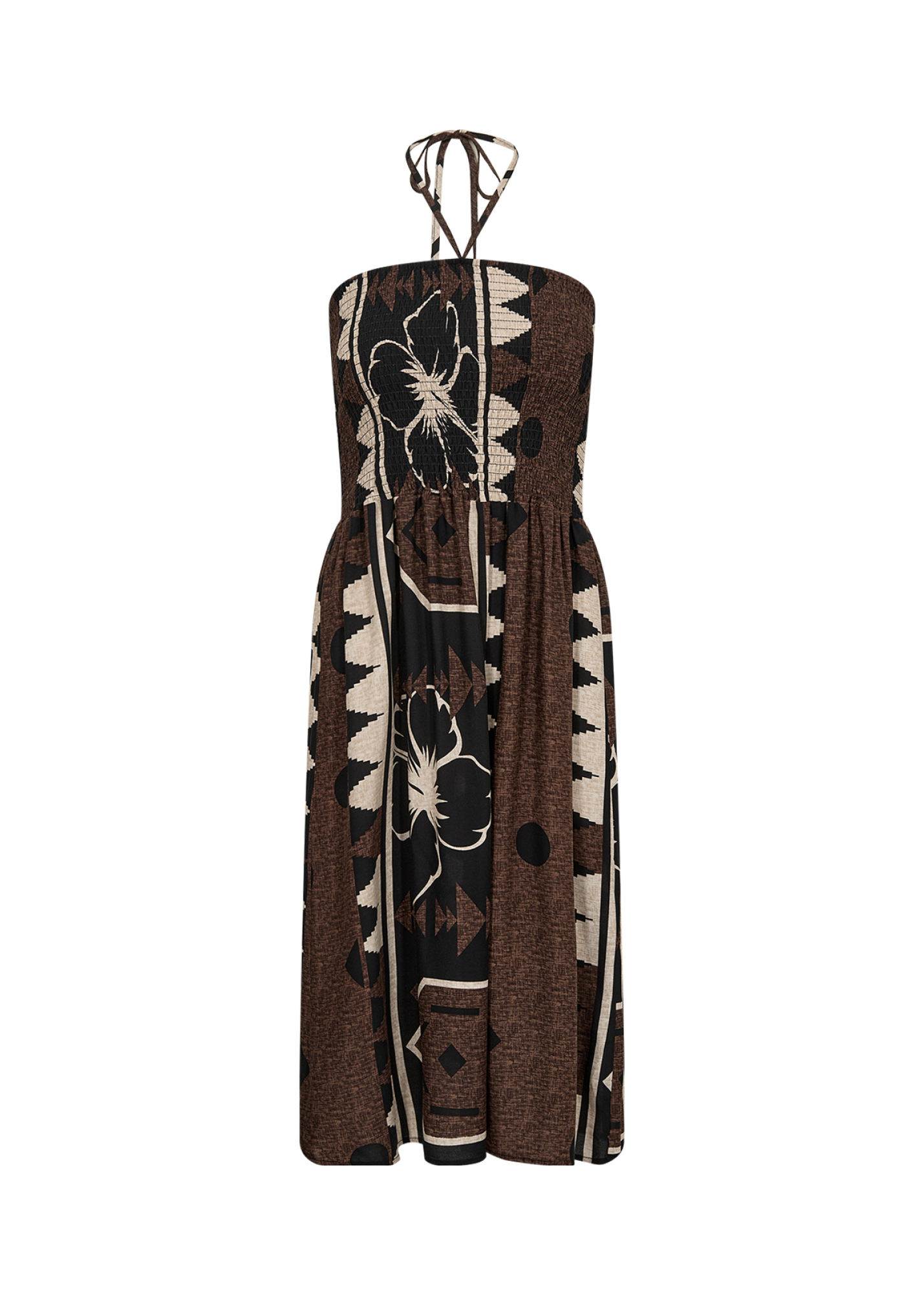 Soyaconcept SC-ROSALIE 2 Jurk Hot Fudge Combi
