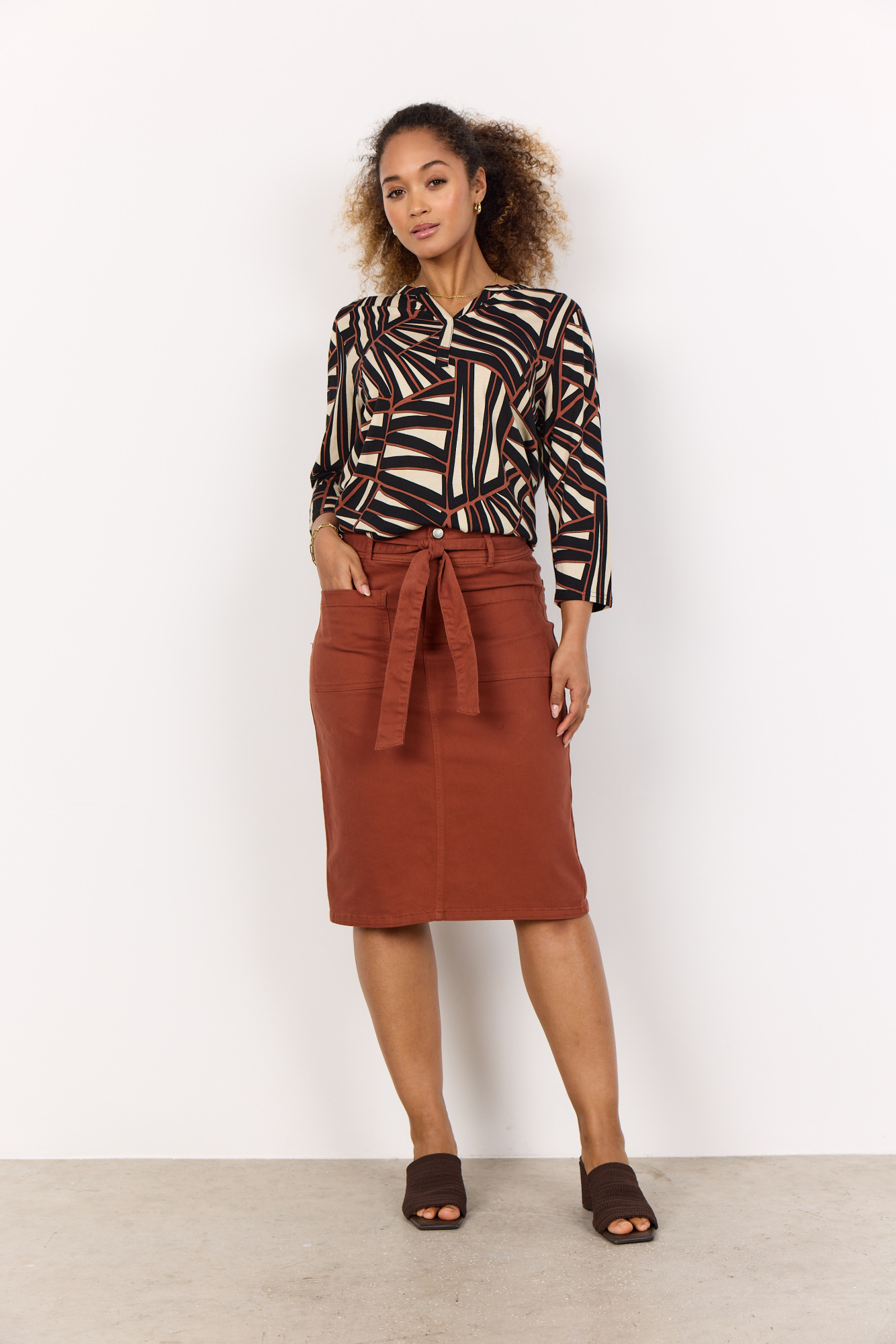 Soyaconcept SC-FELICITY AOP 510 Blouse Rusty Combi