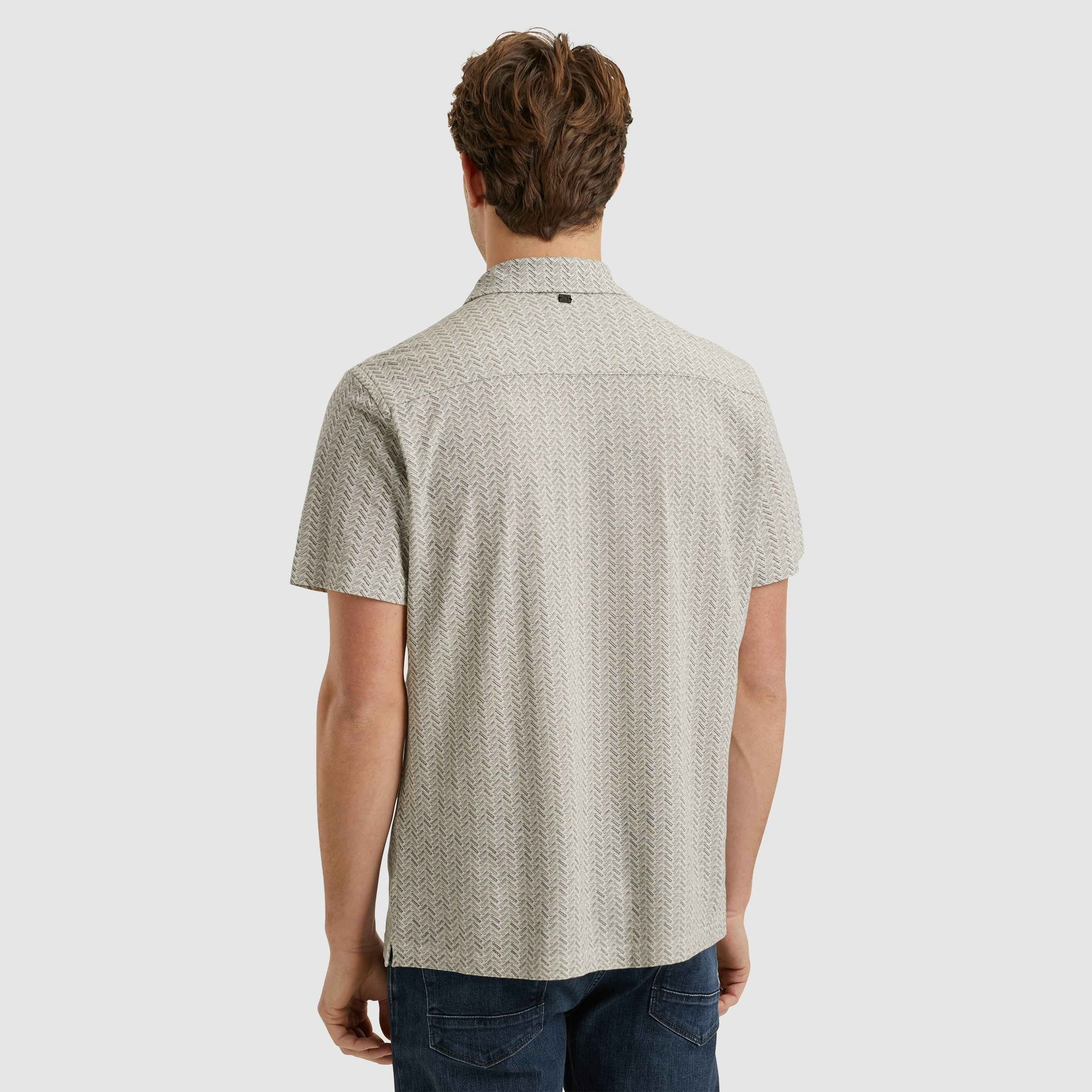 Vanguard CF Structure Print Modalux Shirt Cloud Dancer
