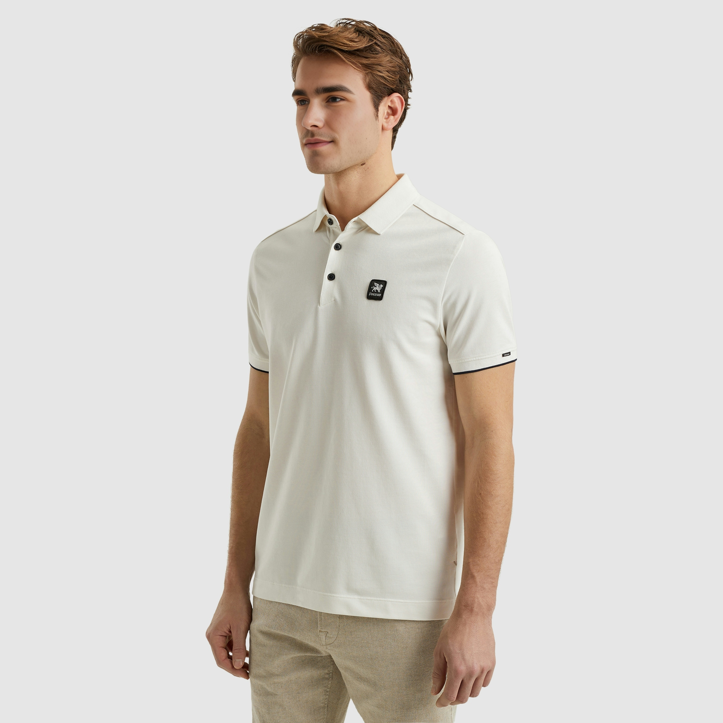 Vanguard Pique Blend Polo Cloud Dancer