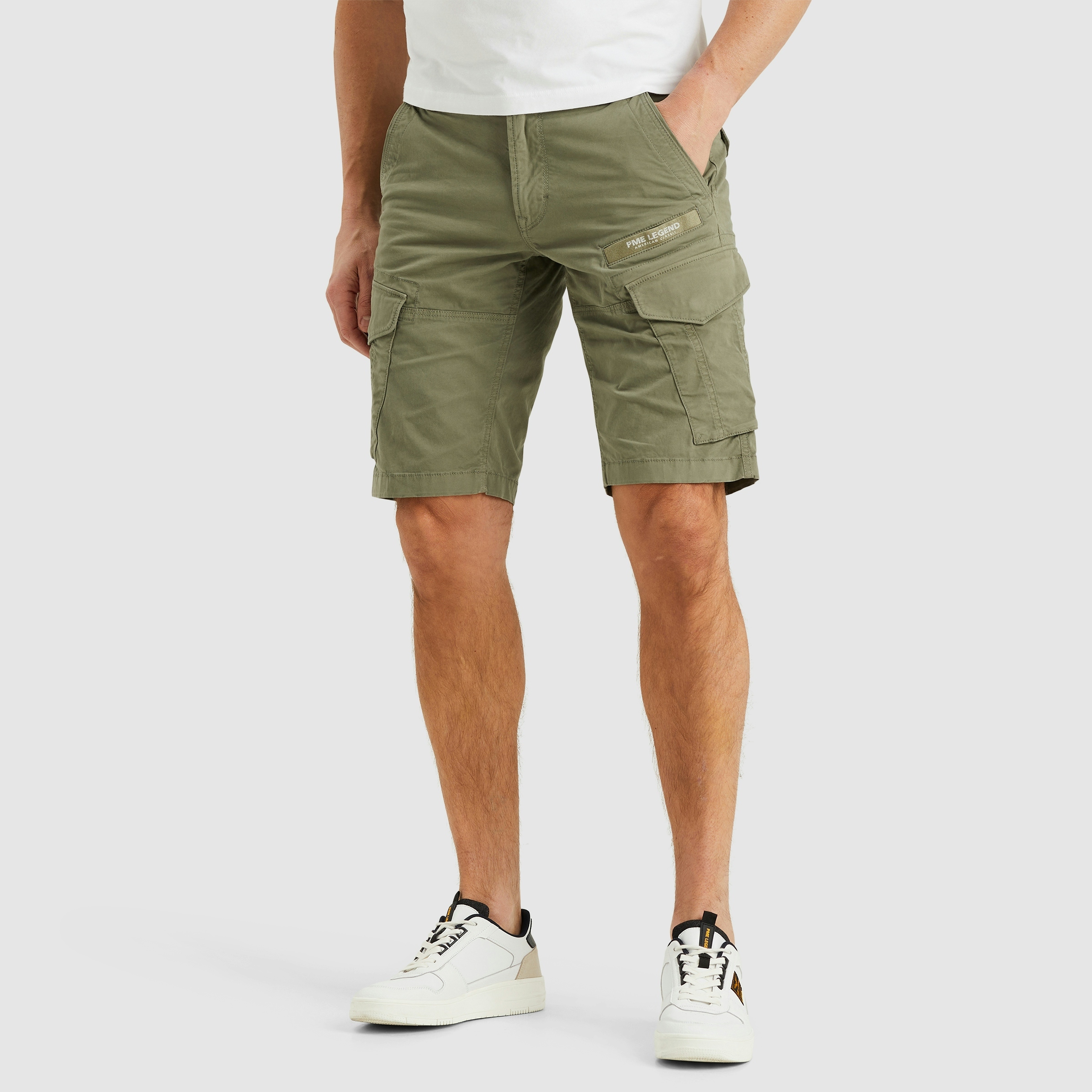 PME Legend Nordrop Cargo Shorts Deep Lichen Green