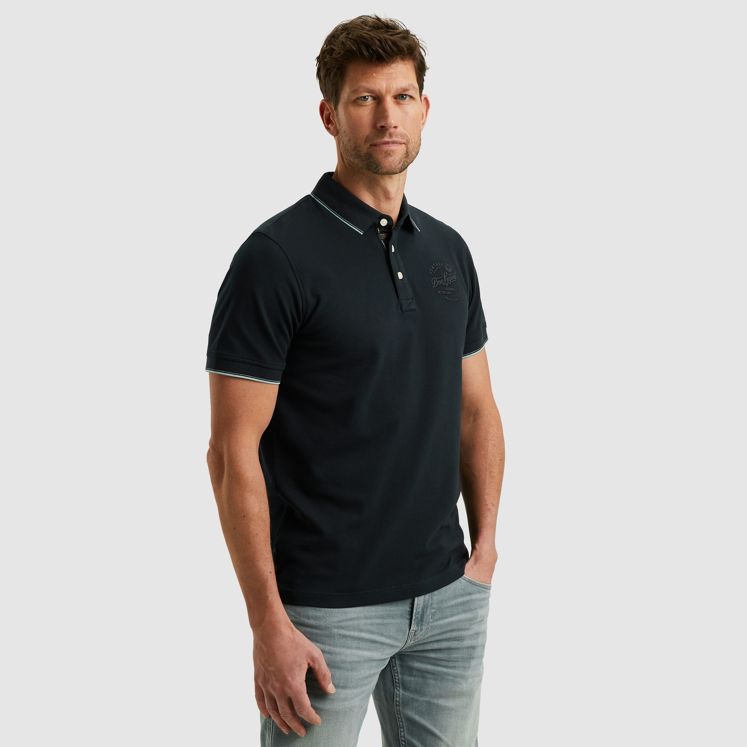 PME Legend Stretch Piqué Polo Salute