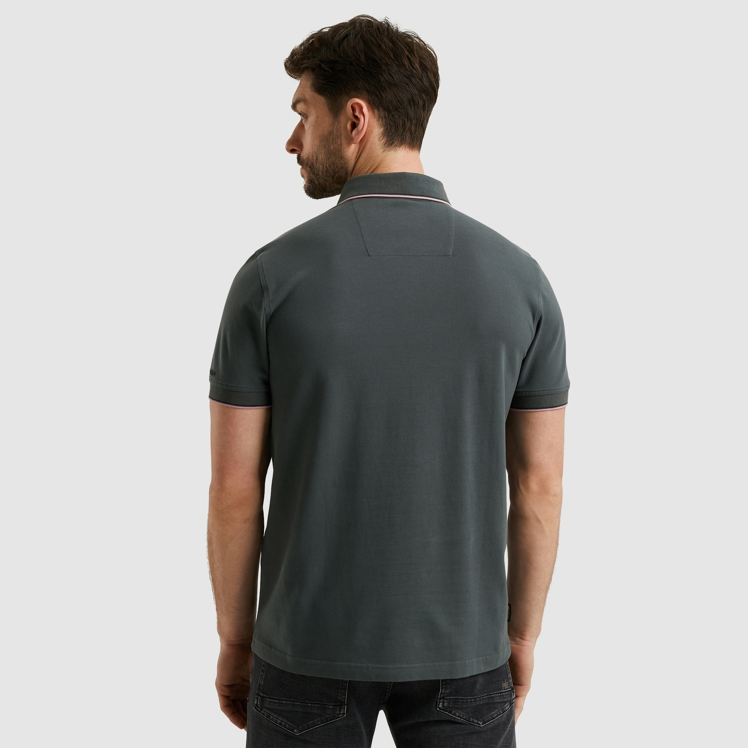 PME Legend Stretch Piqué Polo Dark Slate