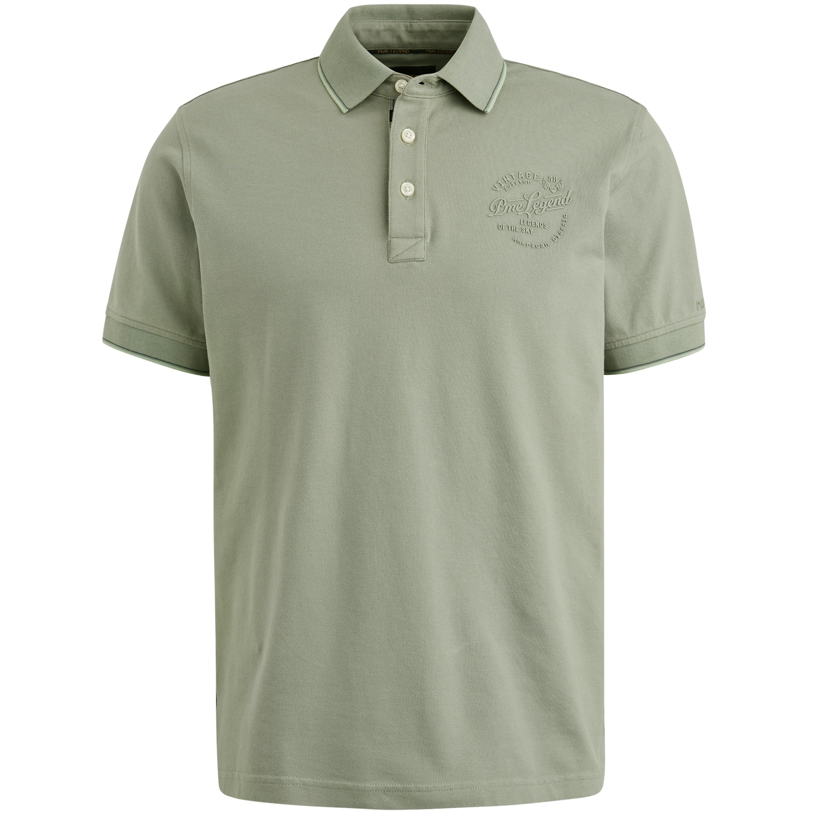 PME Legend Stretch Piqué Polo Shadow