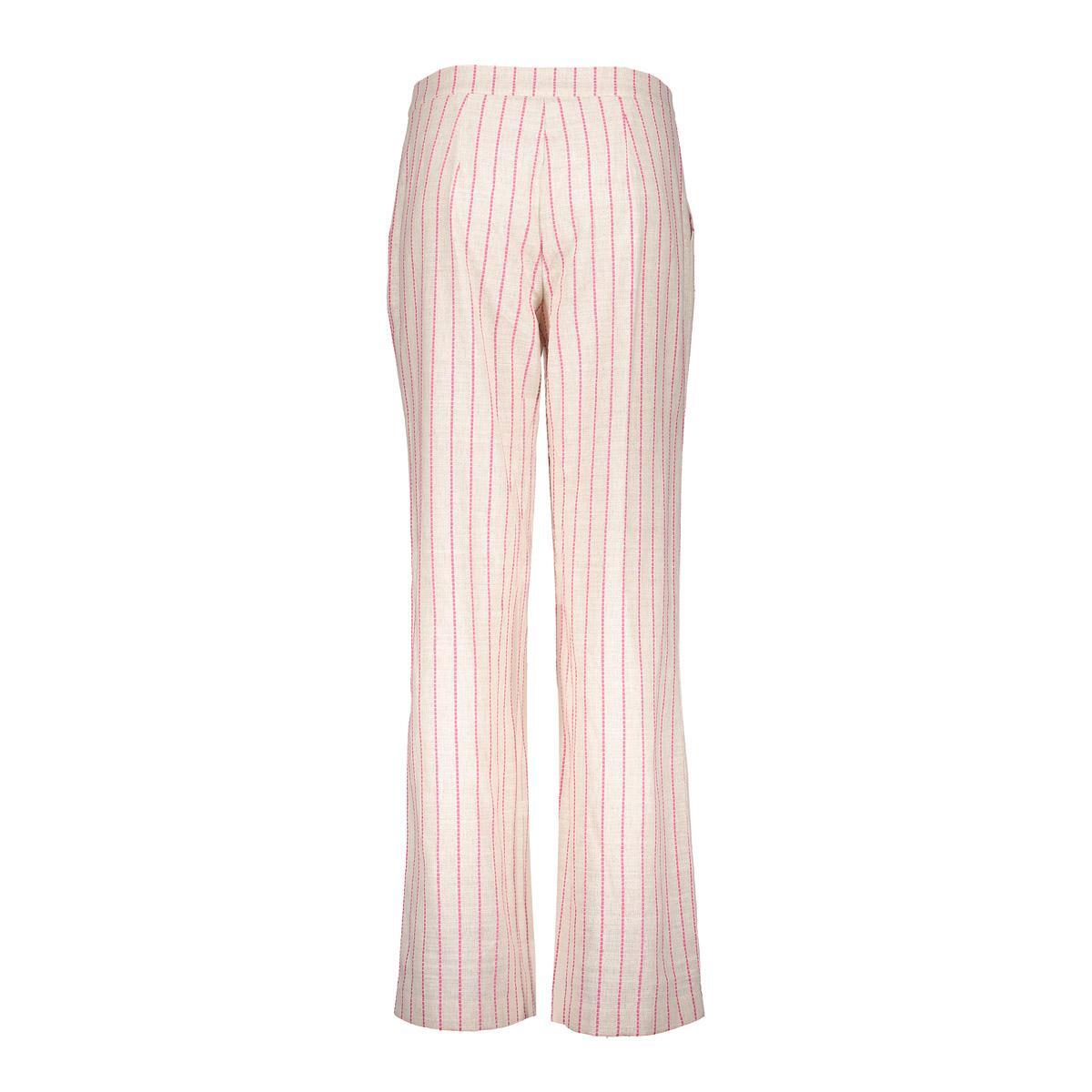 Geisha Broek 51393 - Sand/Pink - Linnenmix