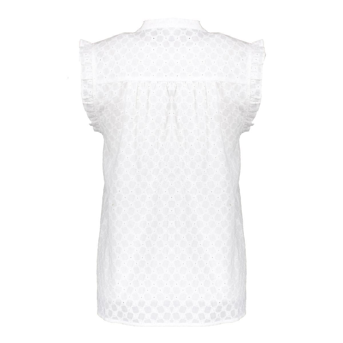 Geisha Broderie Anglaise Top Off White