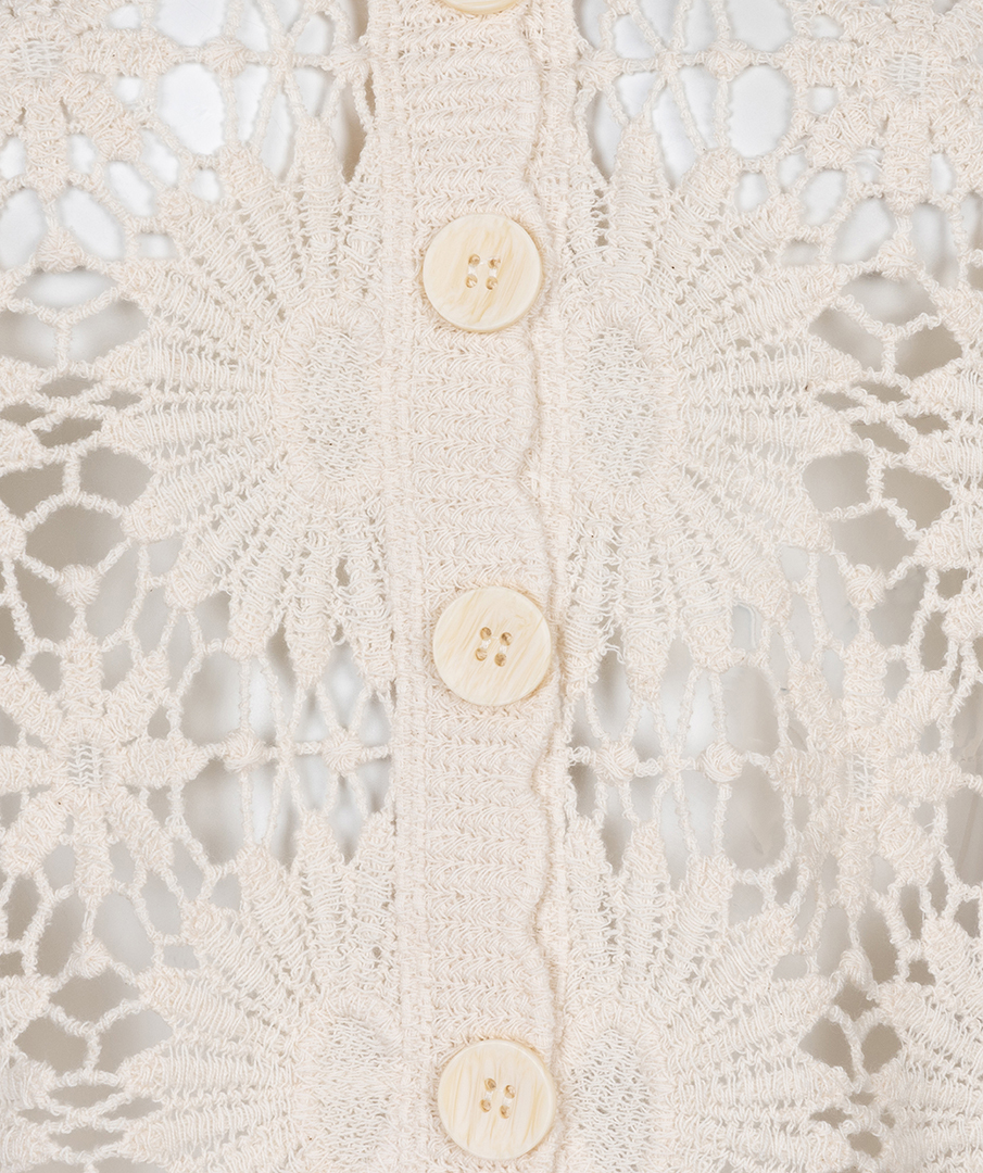 Esqualo HS25.18204 165 Natural Cardigan crochet