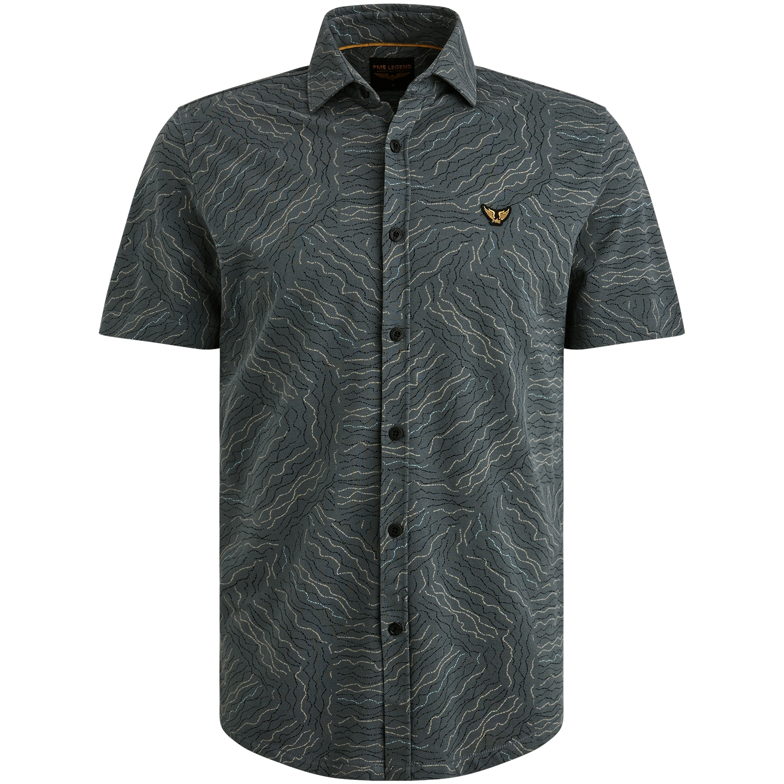 PME legend PSIS2505229-9076  Jersey Pique Print Drizzle