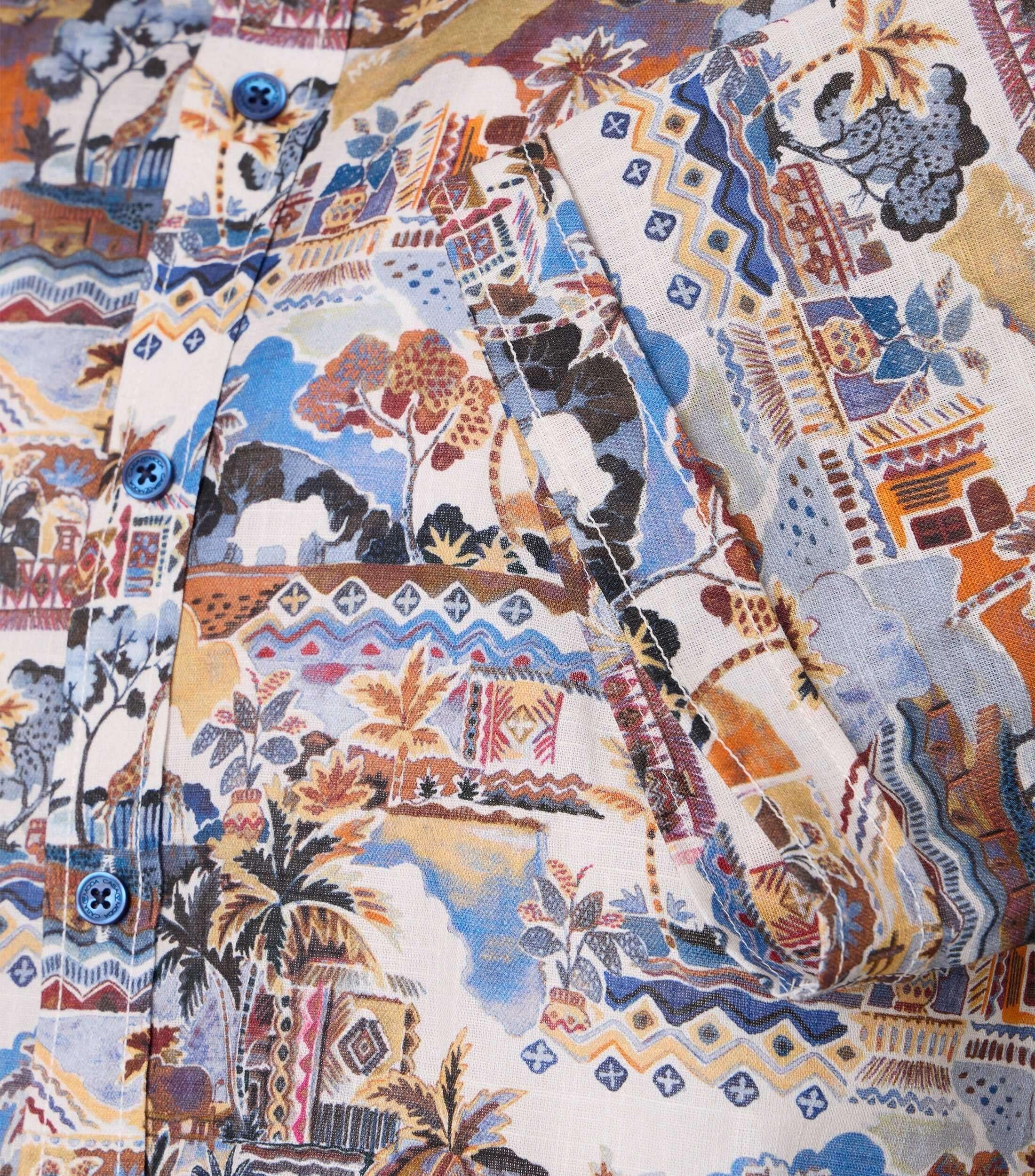 Casa Moda Casual Shirt Multicolor Print