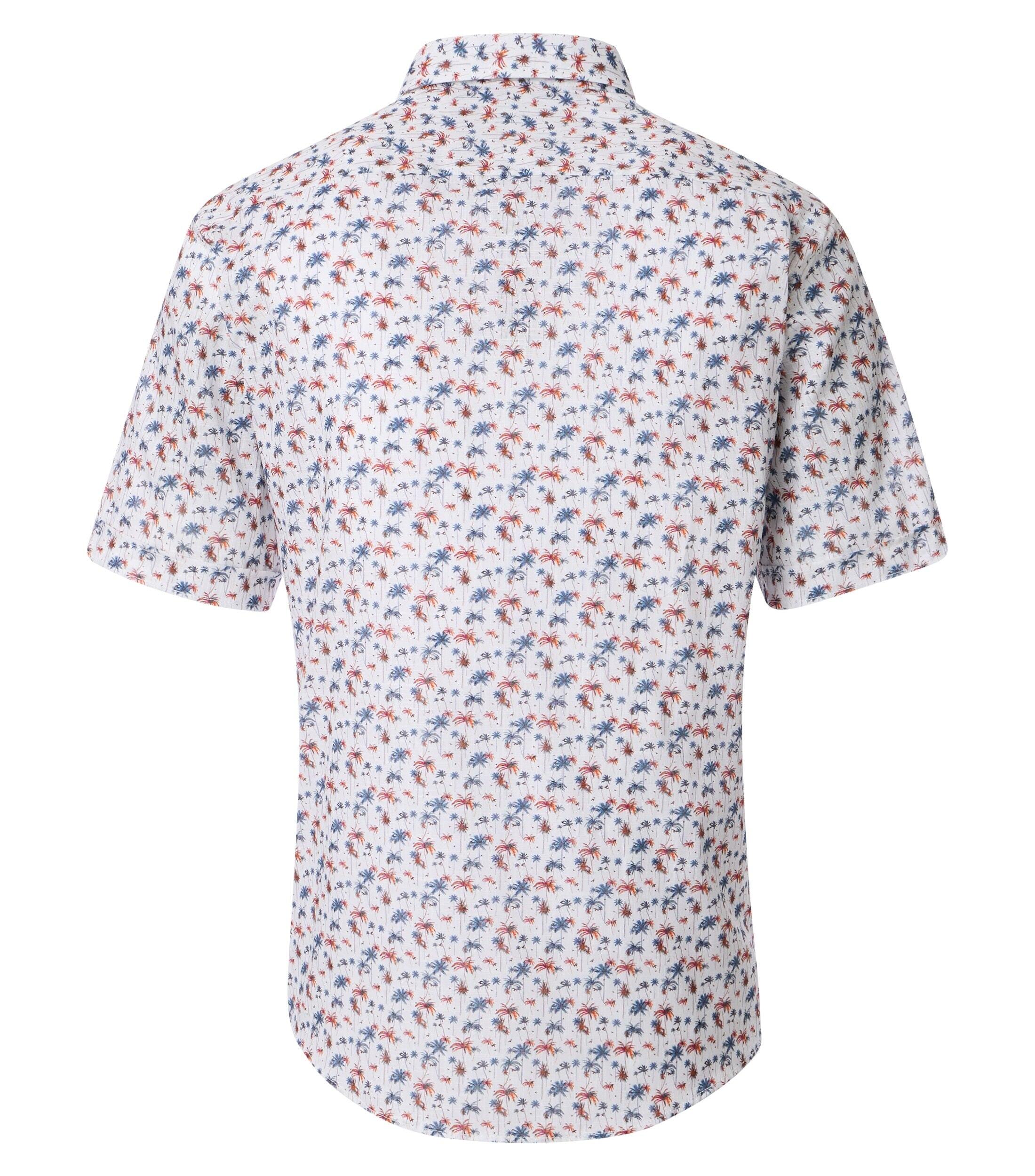 Casa Moda Casual Shirt Print Blauw