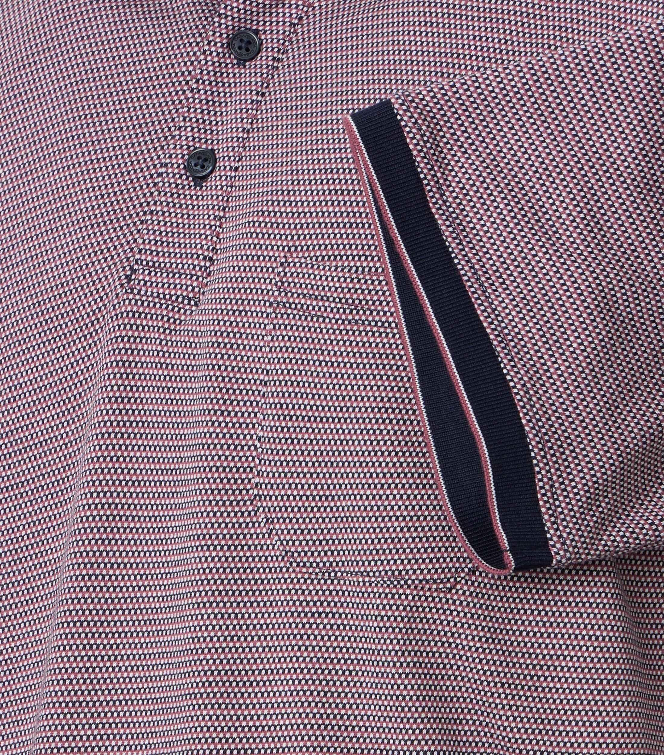 Casa Moda Polo Rood Print