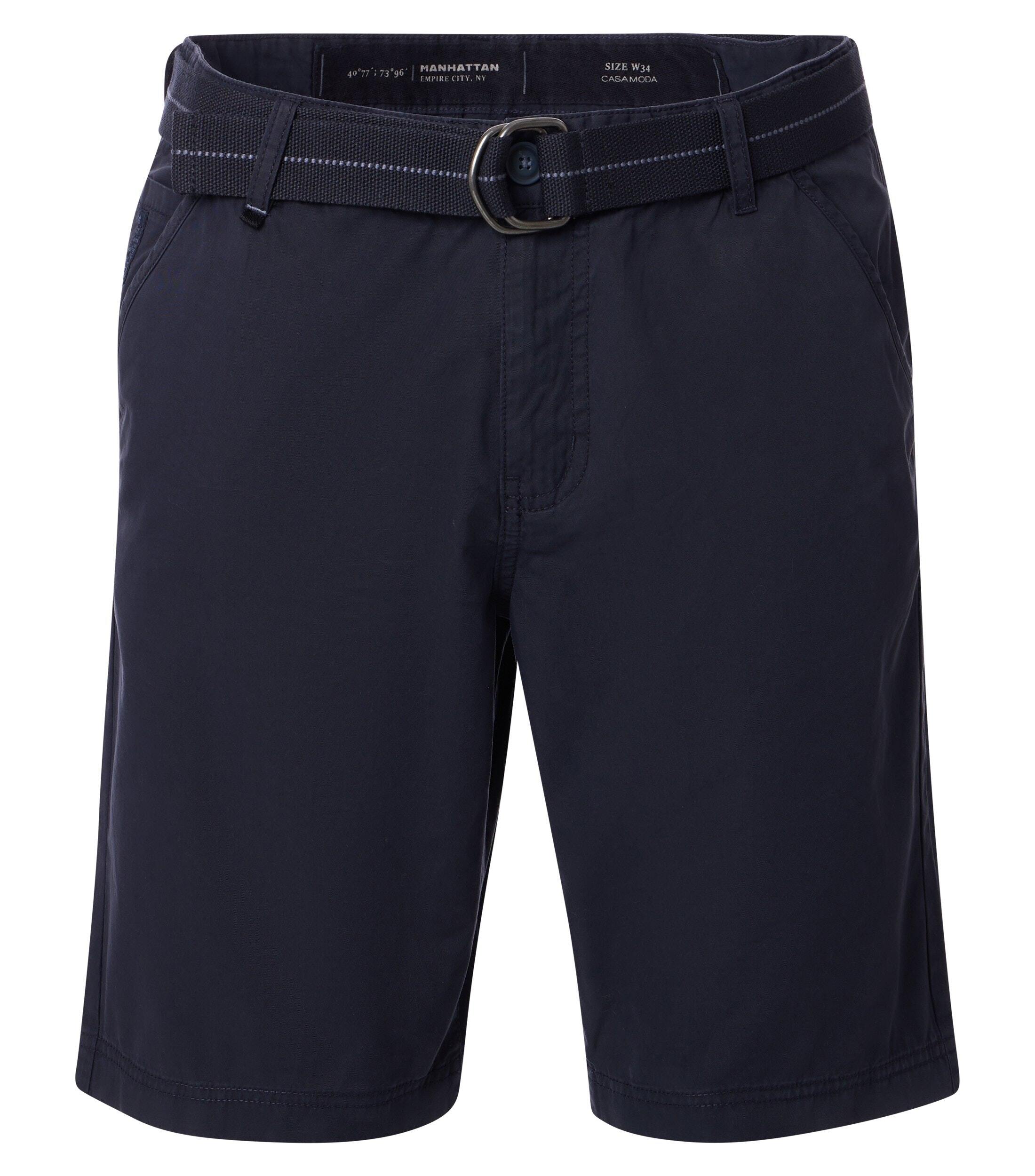Casa Moda Korte Broek Donkerblauw