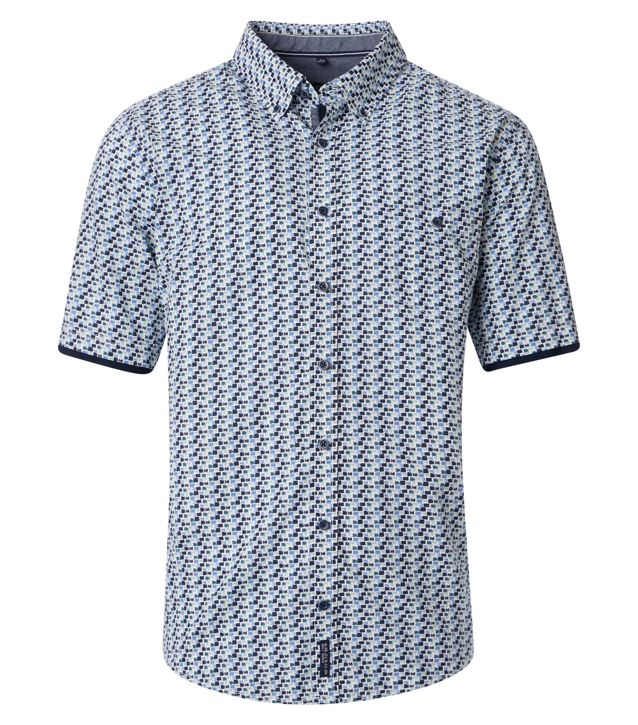 Casa Moda Casual Shirt Blauw Print
