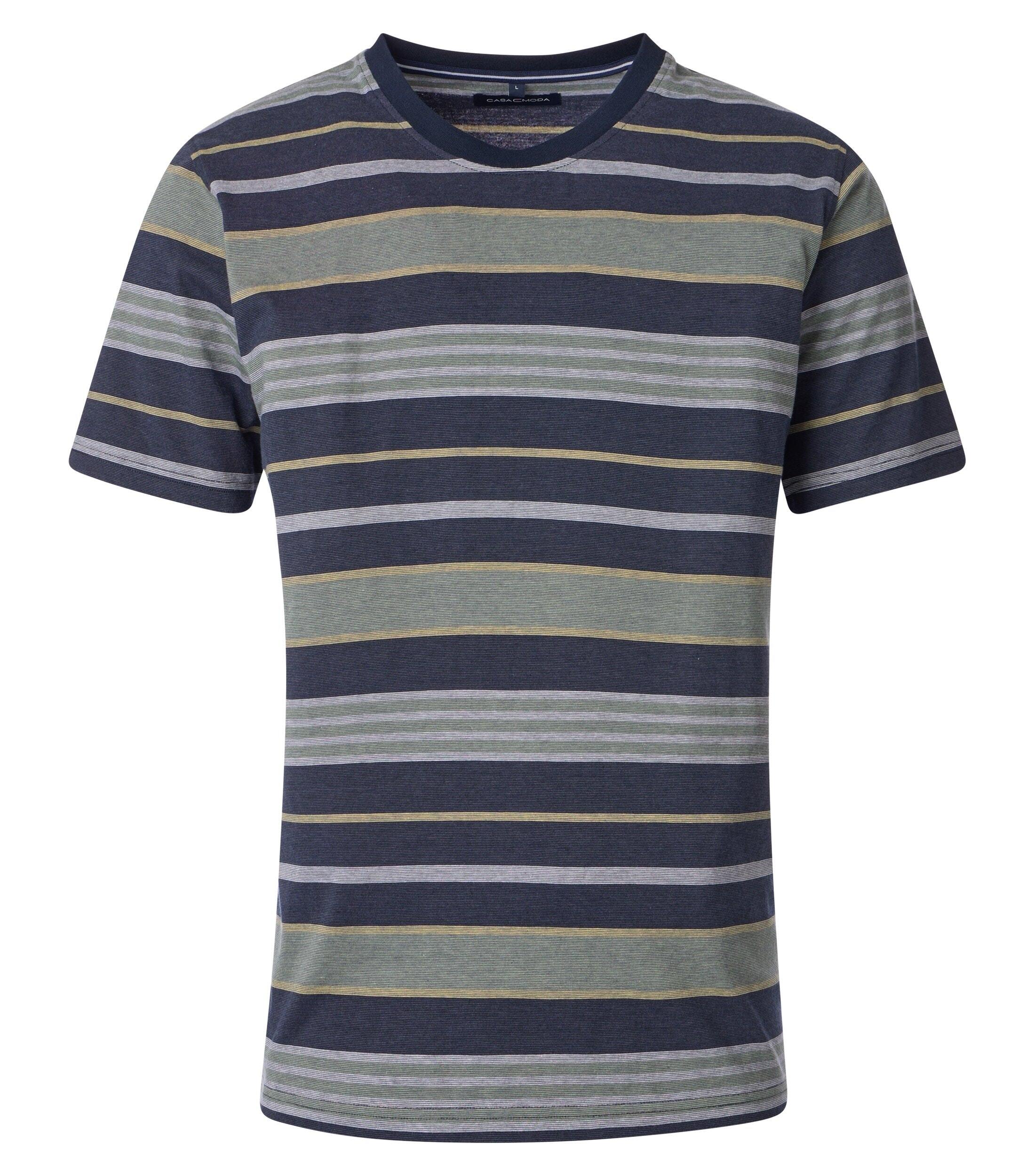 Casa Moda T-shirt Groen Print