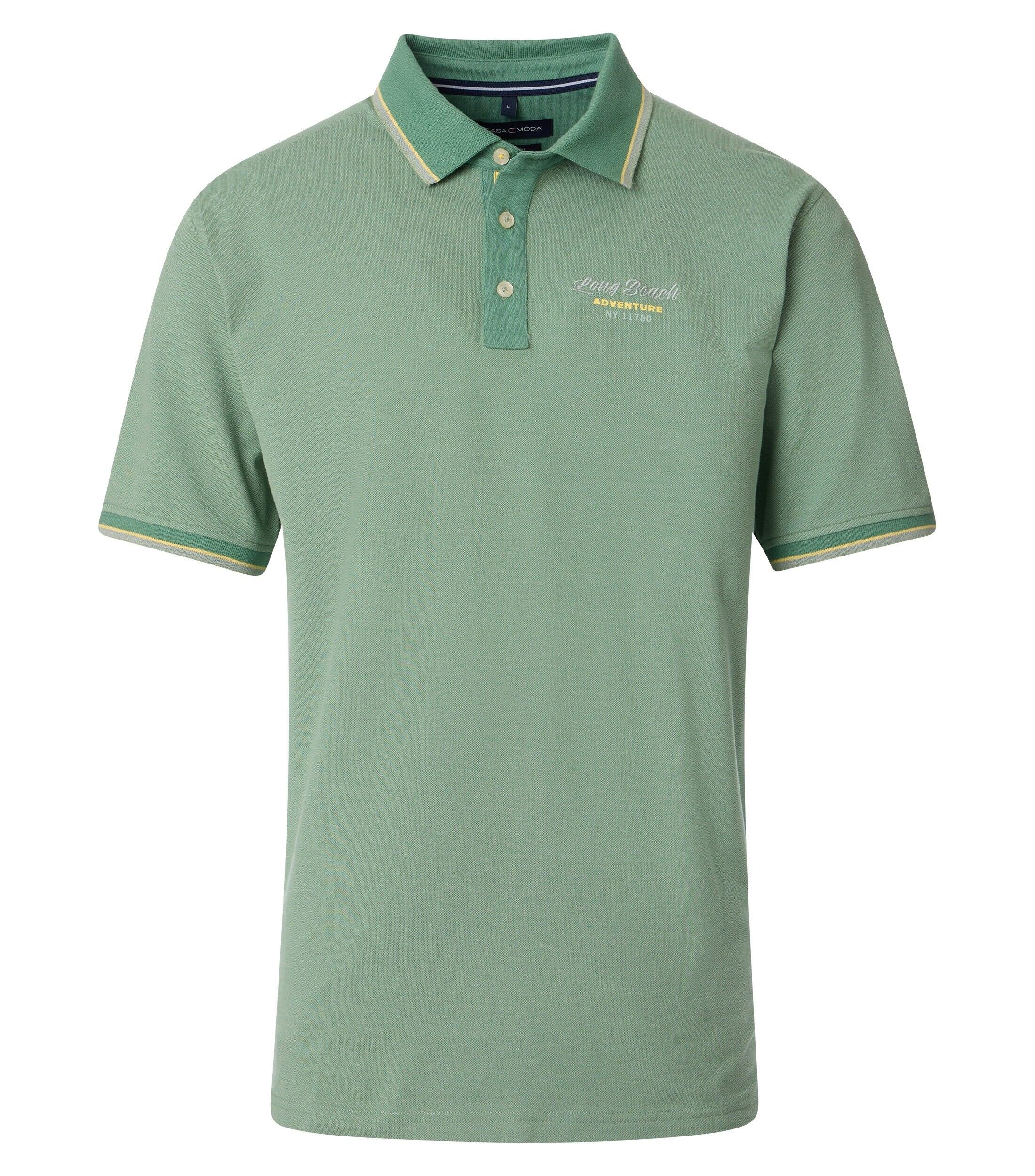 Casa Moda Polo Groen Korte Mouwen – Comfort Fit Zomer