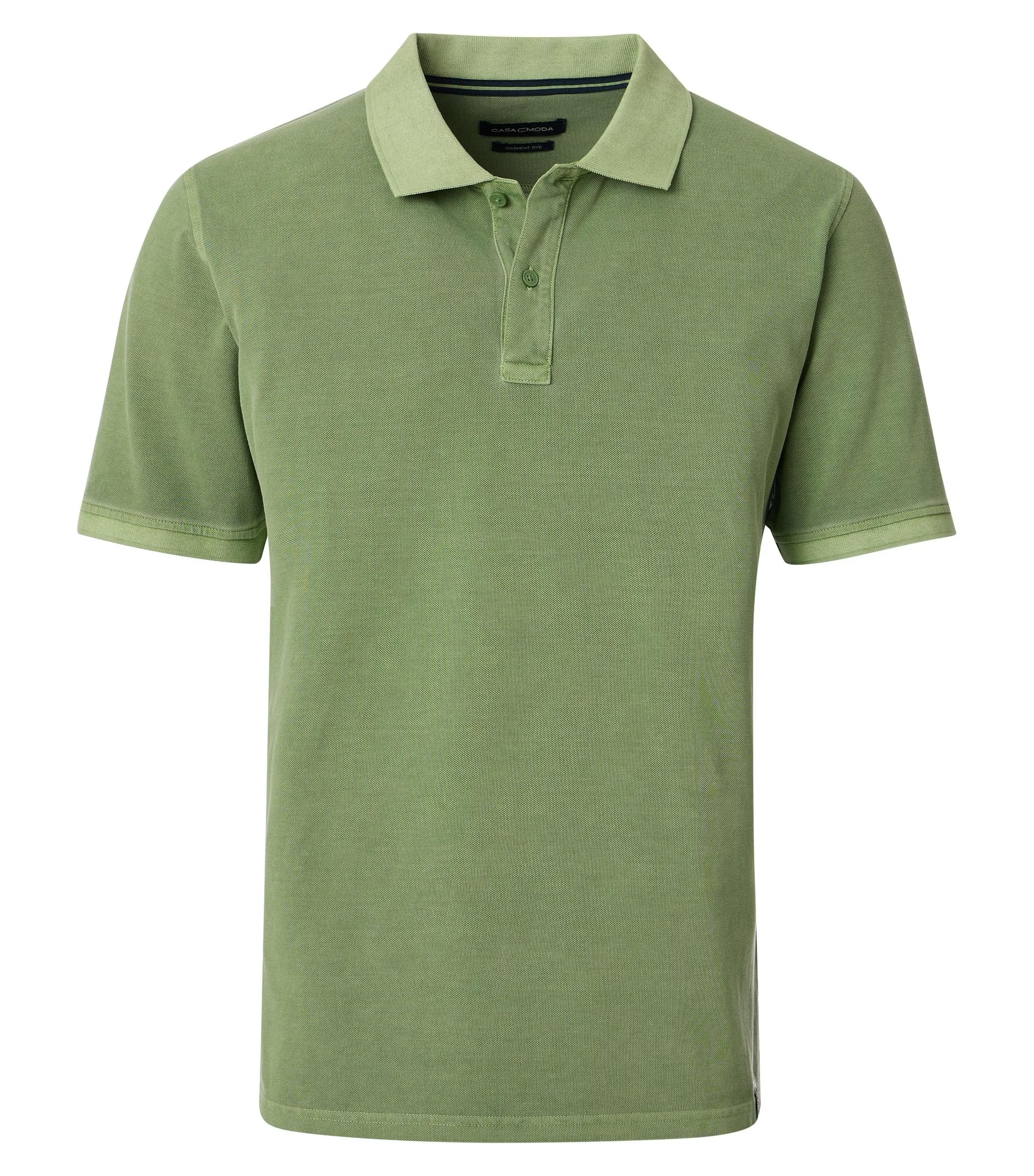 Casa Moda Polo Lichtgroen Korte Mouwen – Comfort Fit Katoen Stretch