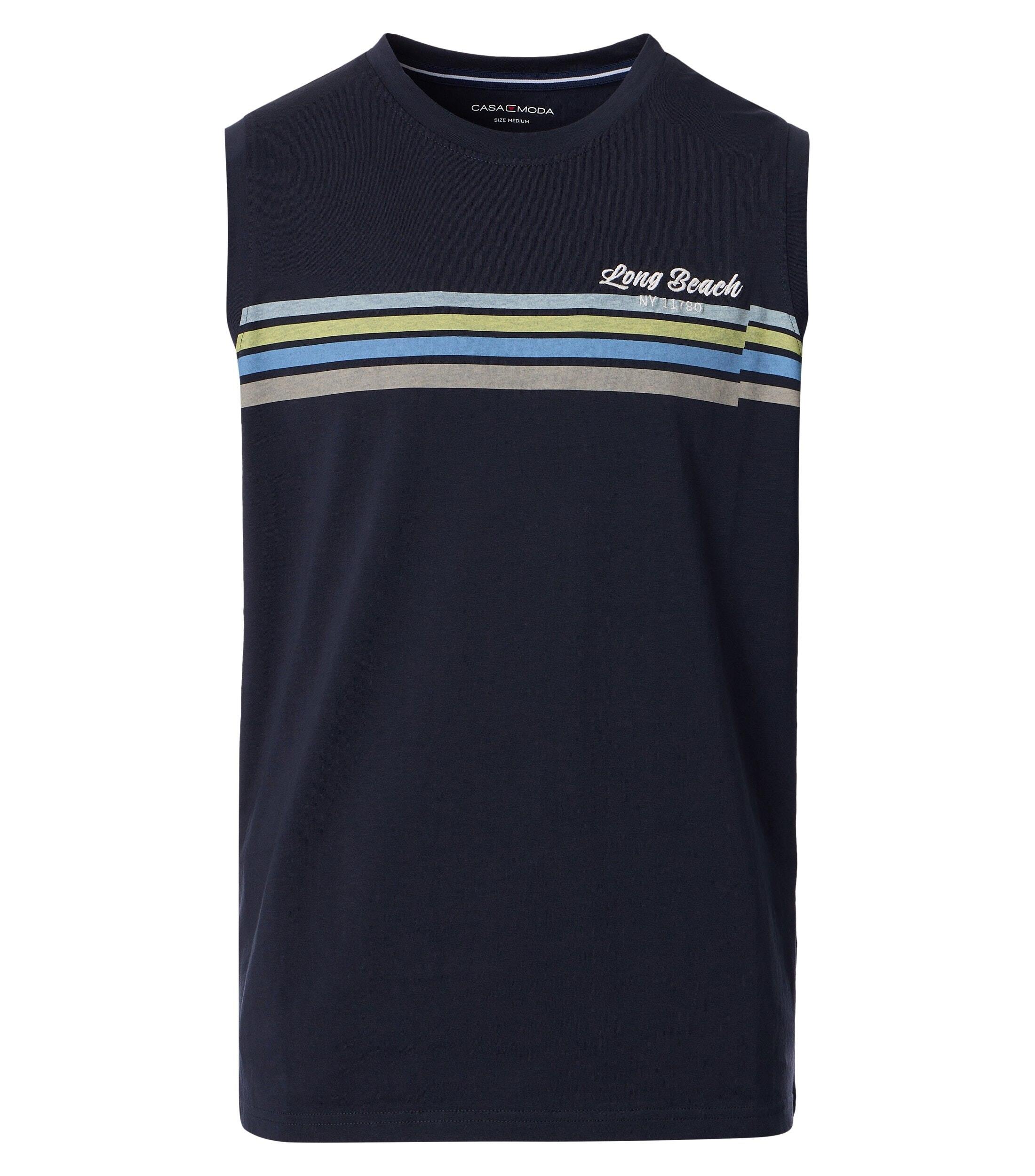 Casa Moda Tanktop Donkerblauw – Mouwloos Comfort Fit